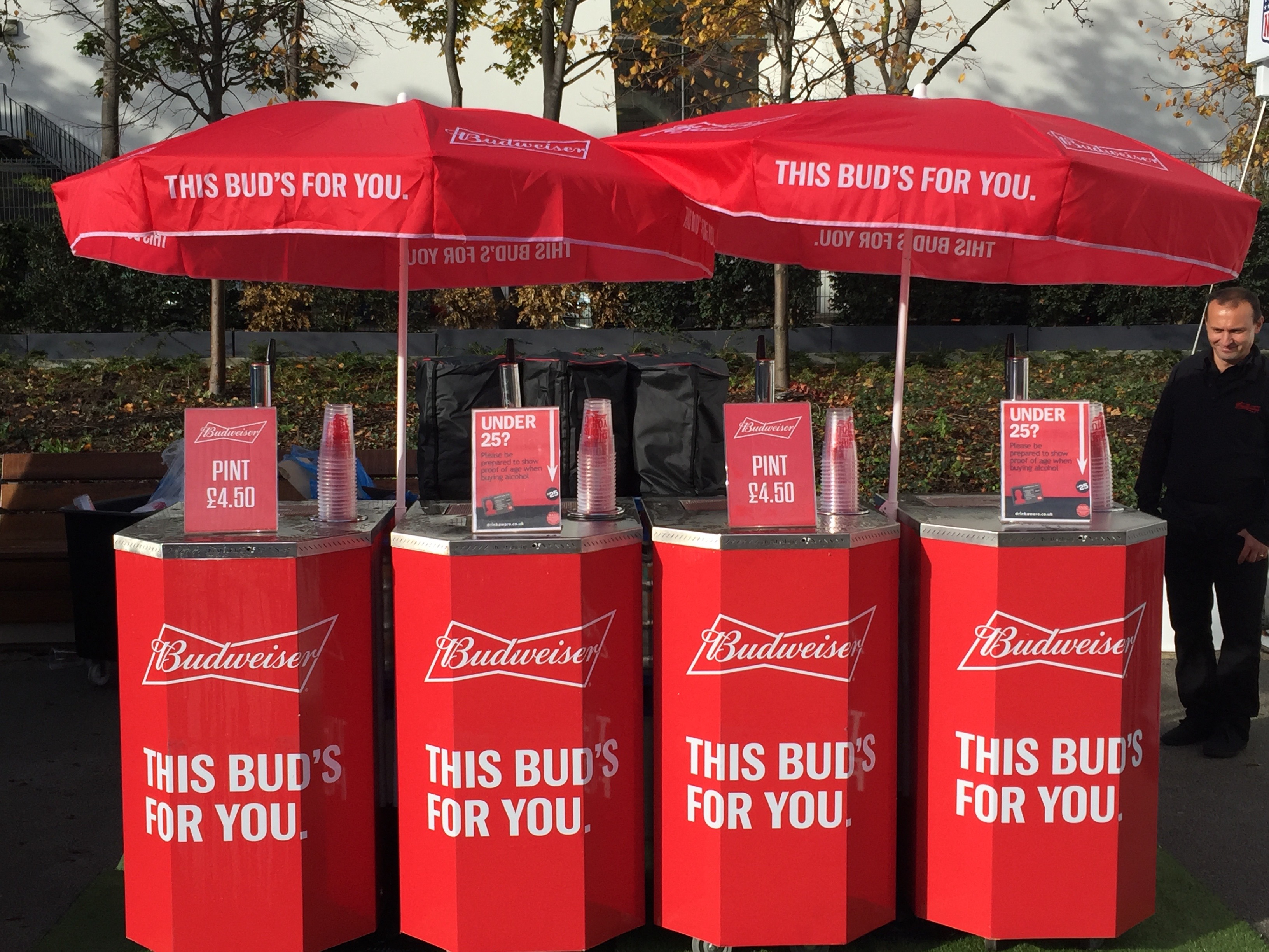 Branded mobile bar unit